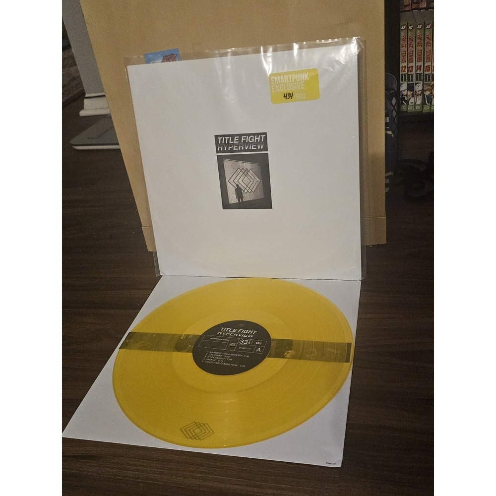 Title Fight - Hyperview - Translucent Yellow /354 / 500 Hand Numbered vinyl RARE